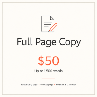 Full Page Copy